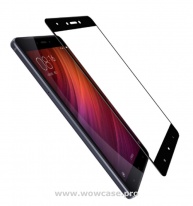 Противоударное стекло 2.5D для Xiaomi Mi A1 черный