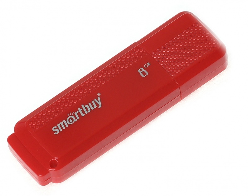Флешка USB 8Гб SmartBuy Dock Series Red