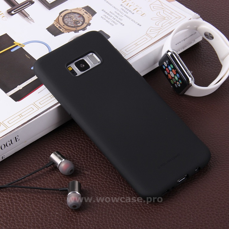 Силиконовый чехол для Samsung Note 8 Molan Cano черный