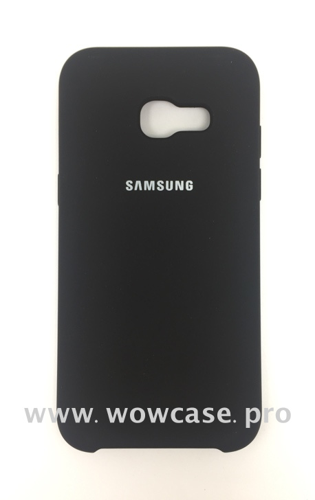 Чехол для Samsung A7 2017 A720 Silicon Cover черный